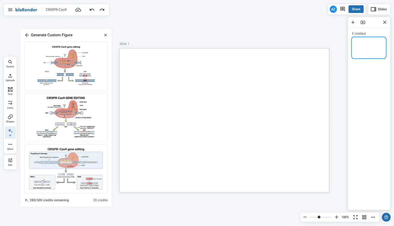 Fig generation after previews