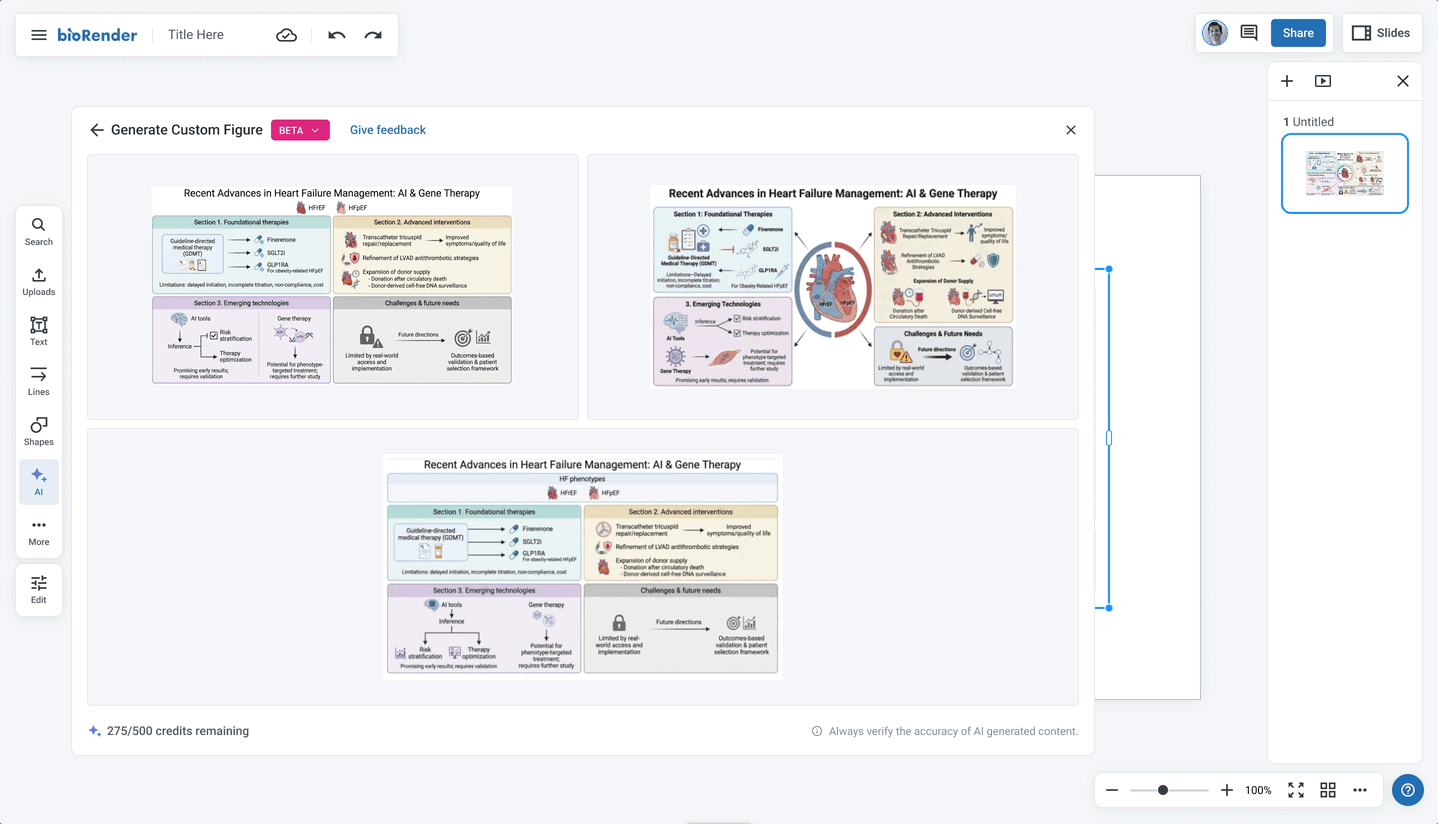 Fig generation before previews
