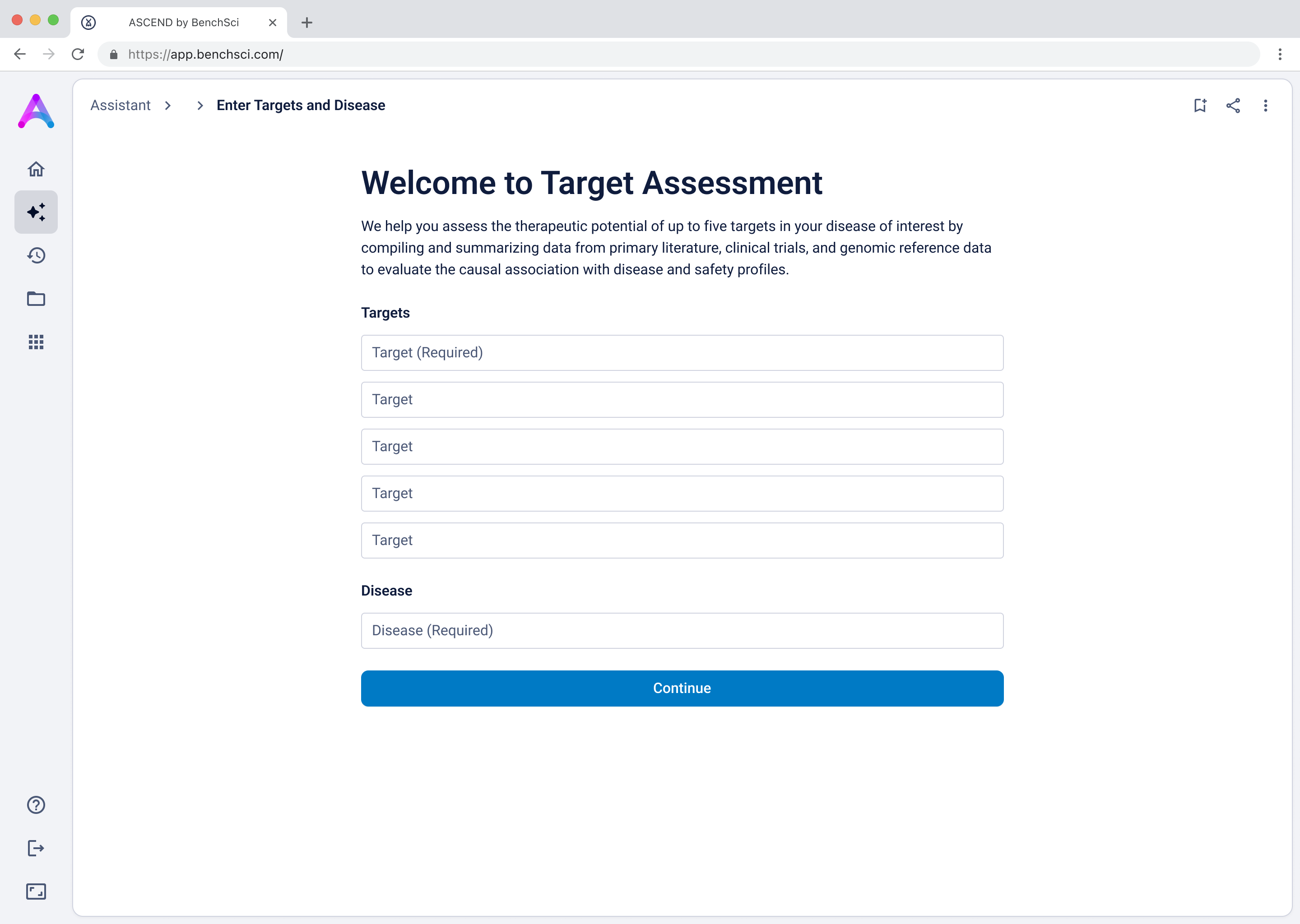 Multiple target fields and a disease field