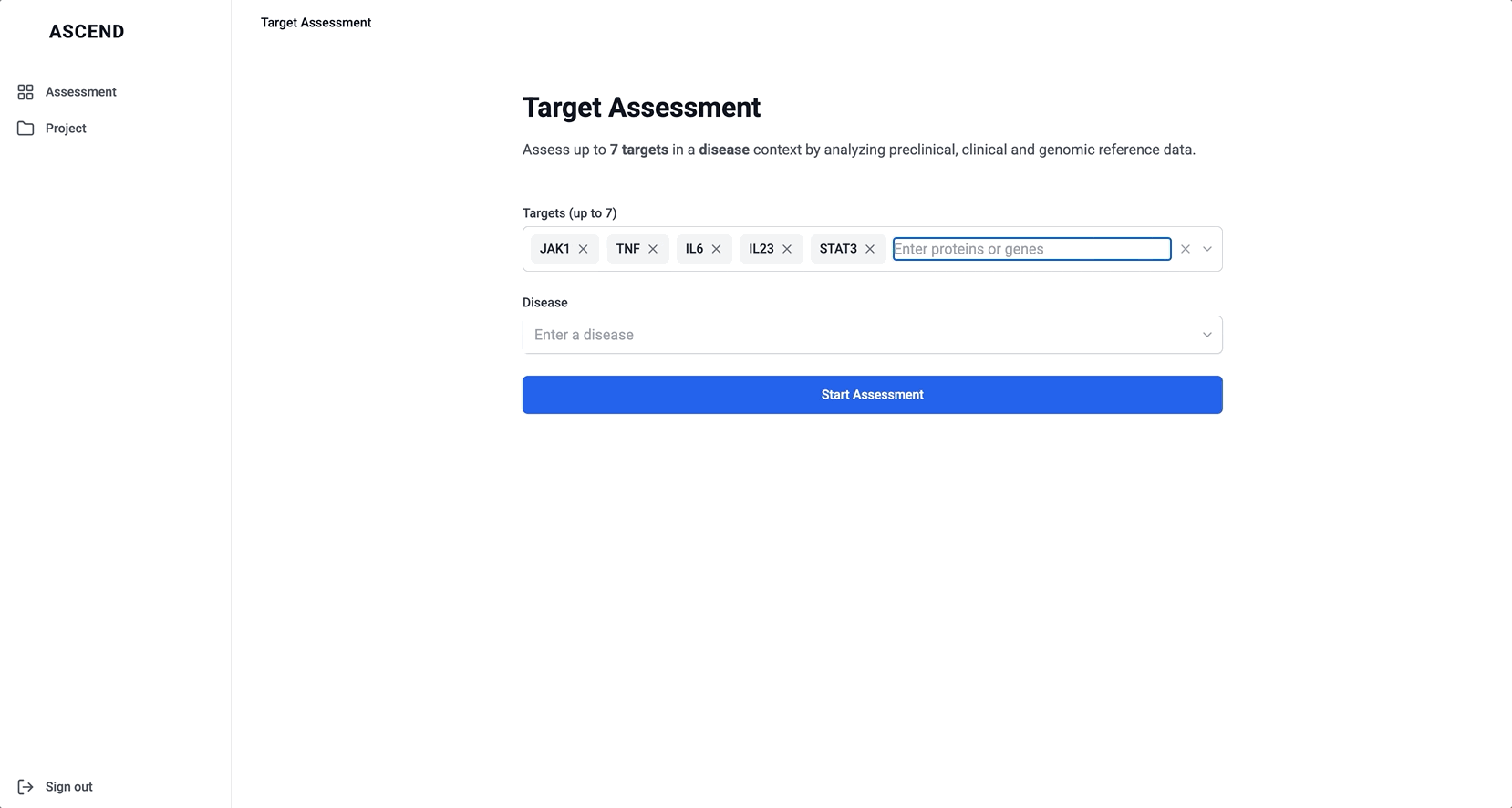 bolt prototype of target assessment
